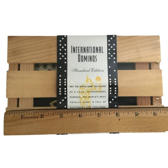 VTG Factory Sealed International 28 Piece Domino Strategies Book Travel Case DAD - Picture 6 of 7